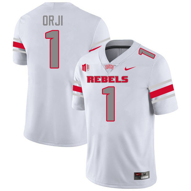 UNLV Rebels #1 Alex Orji College Football Jerseys,Uniforms-White UNLV Rebels #1 Alex Orji College Football Jerseys,Uniforms-White